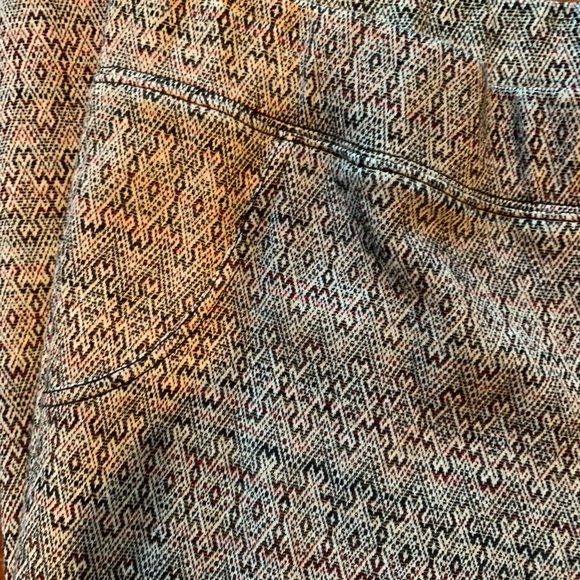 Free People Skinny Stretch Pants Black/White EUC - Picture 3 of 6